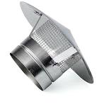 Regenkap met gaas 100 mm, Doe-het-zelf en Bouw, Verzenden, Nieuw