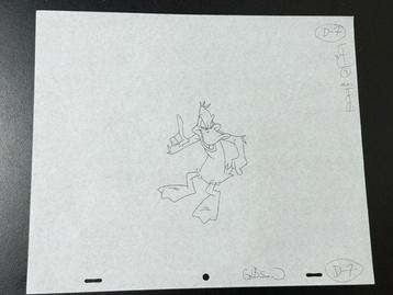 Looney Tunes, 1980s - 1 Oorspronkelijke tekening van Daffy beschikbaar voor biedingen