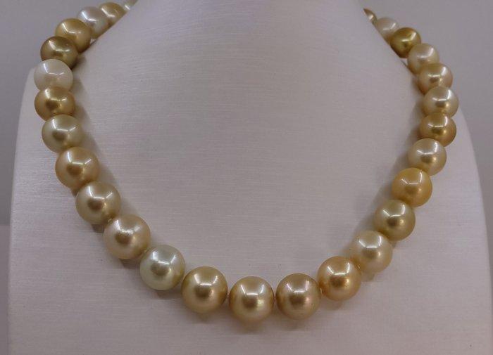 Halsketting - 14 karaat Geel goud, PSL Certified Australian, Handtassen en Accessoires, Kettingen