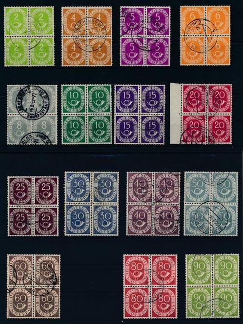 Allemagne, République Fédérale 1951 - Offre rare, cor postal, Postzegels en Munten, Postzegels | Europa | Duitsland