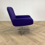 Softline Coco draaifauteuil Deens design, paars - chroom, Huis en Inrichting, Gebruikt, Eén