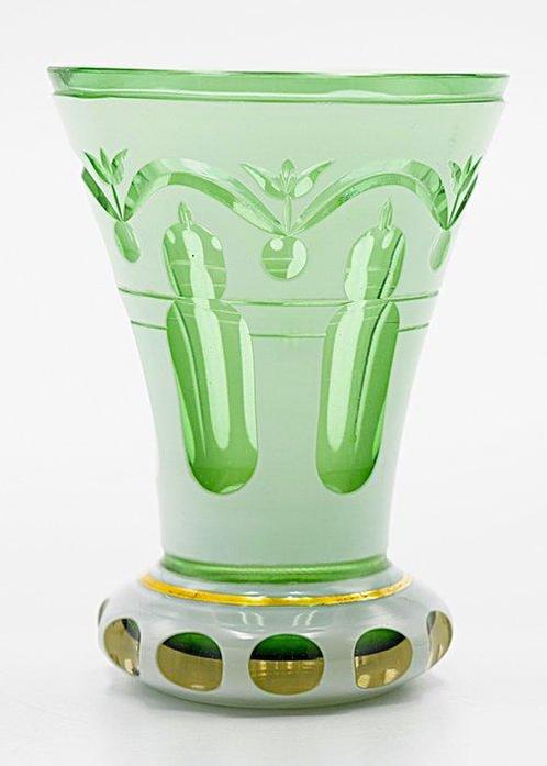 Haida  Art Nouveau Multilayer Glass Vase 1910 - Vaas -, Antiek en Kunst, Antiek | Glaswerk en Kristal