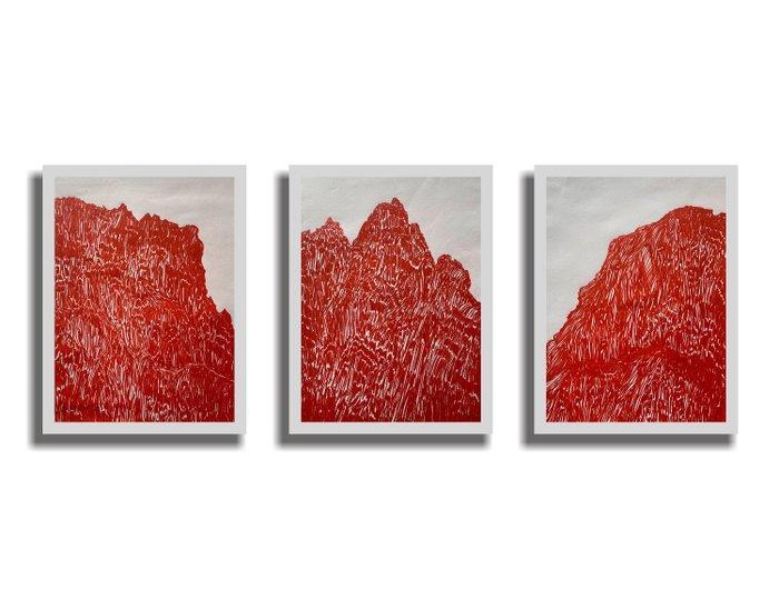 N. Magro -  Majorcan Trilogy  ( triptych ), Antiquités & Art, Art | Objets design