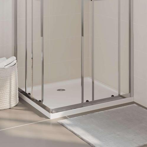 vidaXL Douchebak rechthoekig 80x90 cm ABS wit, Doe-het-zelf en Bouw, Sanitair, Nieuw, Verzenden