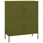 Stalen Kast 80cm - Olijfgroen | Tweede Kansje!, Huis en Inrichting, Verzenden, Nieuw