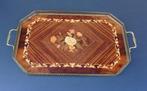 marqueterie de SORRENTE - Dienblad - Hout, Messing - plateau, Antiek en Kunst