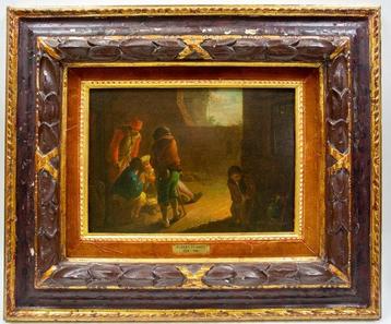 Fiammingo Del (XVII-XVIII) Circle Albert Flamen - Figure che