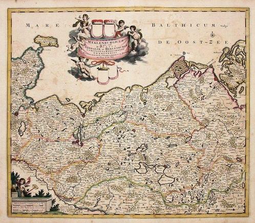 Duitsland - Mecklenburg; Frederick de Wit. - Ducatus, Boeken, Atlassen en Landkaarten