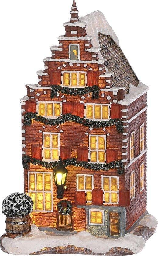 2dekans | LuVille Kerstdorp Miniatuur Grachtenpand - L11 x, Diversen, Kerst, Ophalen of Verzenden