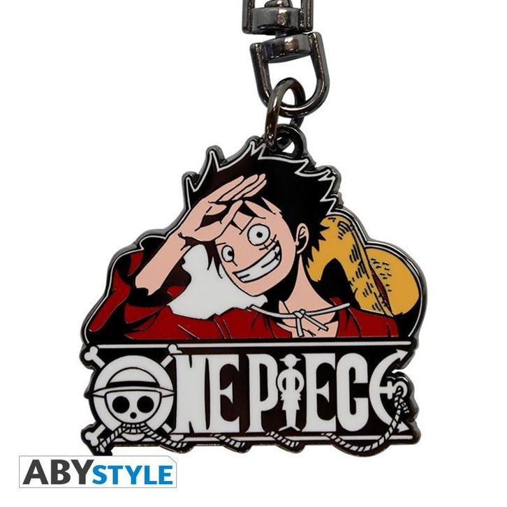 One Piece Luffy New World Metalen Sleutelhanger, Verzamelen, Film en Tv, Ophalen of Verzenden