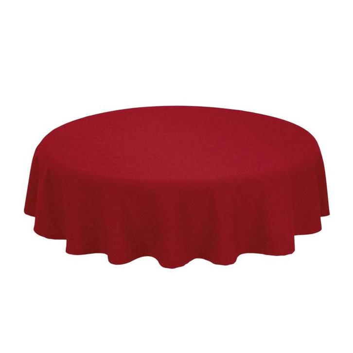 Nappe de Table Ronde Red Rouge 330cm Ø - Treb SP, Huis en Inrichting, Keuken | Textiel, Overige kleuren, Nieuw, Verzenden