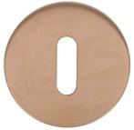 Sleutelplaatje Rond PVD Mat Brons, Ophalen of Verzenden, Nieuw