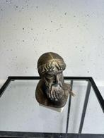 Statue, Beeld van Zeus op Marmeren Sokkel - 18 cm - Métal