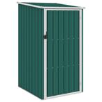 vidaXL Tuinschuur 87x98x159 cm gegalvaniseerd staal groen, Tuin en Terras, Verzenden, Nieuw