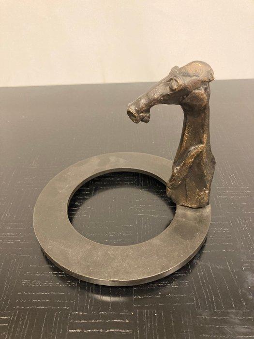 Harry Storms (1945) - Cirkel met paardenhoofd, Antiek en Kunst, Kunst | Designobjecten