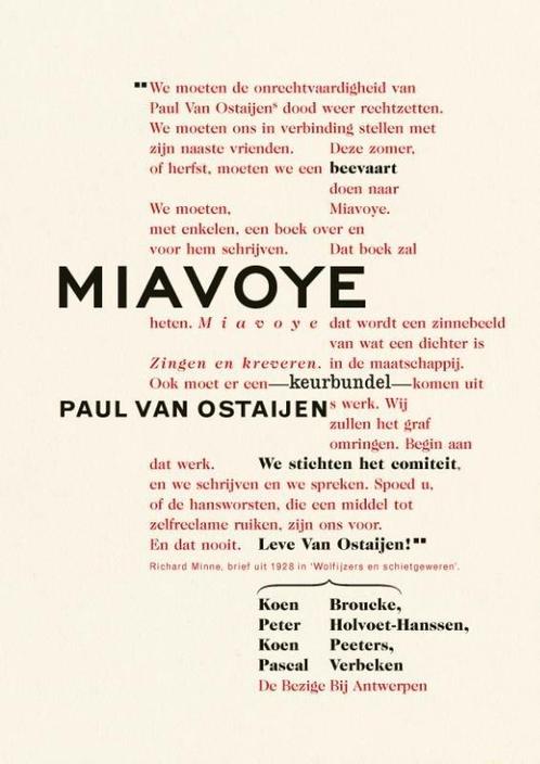 Miavoye (9789085425908, Koen Peeters) (Koen Peeters), Boeken, Romans, Nieuw, Verzenden