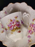 MZ Austria - Koffieservies (9) - Fleurs violettes -