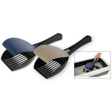 Pelle à litière shaker, navy, 28 x 10 cm - kerbl, Neuf