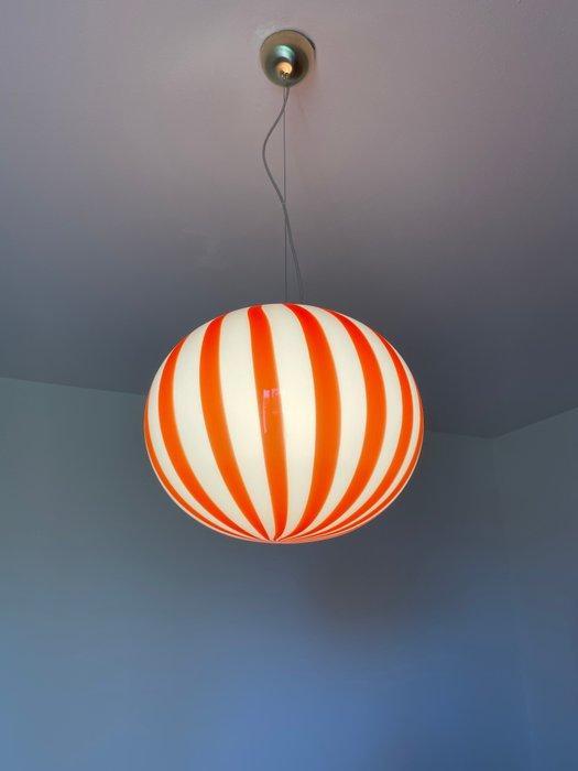 MIMU interior - Kroonluchter - Rode Filigrana Strepen Lamp -, Antiek en Kunst, Antiek | Verlichting