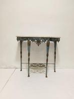 Wandtafel - Brons, Marmer - Bronzen console