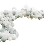 Wit Saliegroen Ballonnenboog XL DIY Set, Verzenden, Nieuw