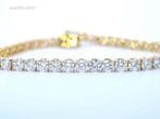 18 karaat gouden tennisarmband met briljant..., Ophalen, Nieuw