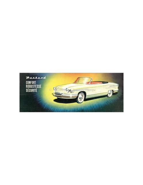 1960 PANHARD PL17 BROCHURE NEDERLANDS, Boeken, Auto's | Folders en Tijdschriften