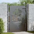 vidaXL Tuinpoort, Tuindeur 105x75 cm Corten Staal, Tuin en Terras, Verzenden, Nieuw