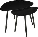 2dekans | Mica Decorations Bijzettafel - Set van 2 - L80 x, Huis en Inrichting, Ophalen of Verzenden, Nieuw