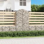vidaXL Schanskorf gewelfd 100x50x180/200 cm gegalvaniseerd, Tuin en Terras, Verzenden, Nieuw