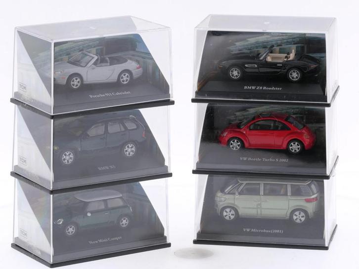 Schaal 1:72 TCM modelautos set van 6 st. Duitsland #7746, Hobby en Vrije tijd, Modelauto's | Overige schalen, Gebruikt, Ophalen of Verzenden