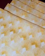 Tessuto esclusivo Art Decó Oro e bianco - 300x280cm-