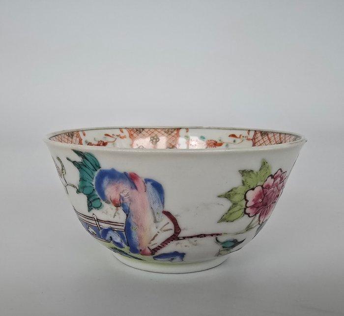 Kom - Porselein - Kraanvogel, Antiquités & Art, Antiquités | Autres Antiquités