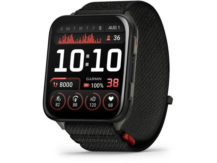 Garmin Venu X1 - Smartwatch - 2 AMOLED-display - Zwart, Handtassen en Accessoires, Smartwatches, Zo goed als nieuw, Verzenden