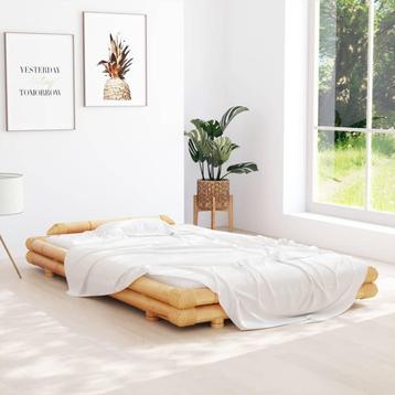 vidaXL Bedframe bamboe 120x200 cm, Huis en Inrichting, Slaapkamer | Bedden, Verzenden, Nieuw