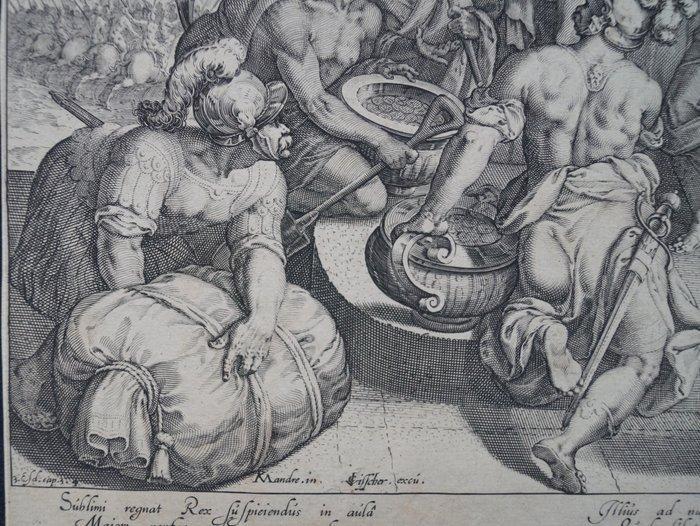 Zacharias Dolendo (1561-1604) - The King as the strongest in, Antiek en Kunst, Antiek | Overige Antiek