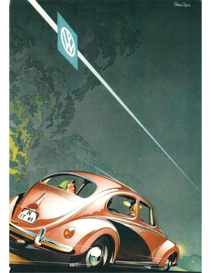 1959 VOLKSWAGEN KEVER BROCHURE NEDERLANDS, Boeken, Auto's | Folders en Tijdschriften