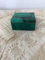 Boîte - Malachite, ,une belle boîte en malachite achetée en, Verzamelen, Nieuw