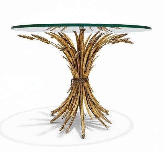 Salontafel - Messing, Glas - Toegeschreven aan Hans Kögl -, Antiek en Kunst, Curiosa en Brocante