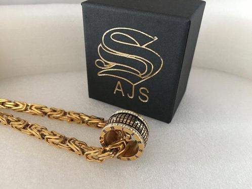 AJS Memento Mori - Bague et chaîne du temps - Ensemble -, Verzamelen, Militaria | Algemeen