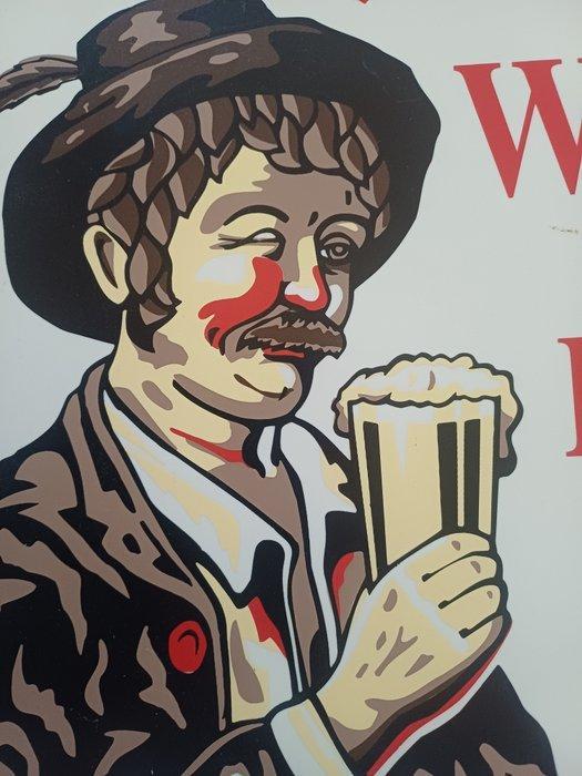 Mechelschen Bruynen - la bière blanche de Watou - Enseigne, Antiquités & Art, Antiquités | Assiettes décoratives & Carrelages