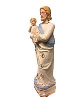 Beeld, Jezus met kind - 38 cm - Porselein