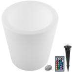 tectake Flessenkoeler Luminous Curve Cooler, LED, met afstan, Verzenden, Nieuw