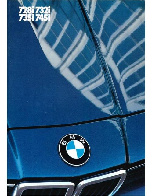 1985 BMW 7 SERIE BROCHURE NEDERLANDS, Livres, Autos | Brochures & Magazines, Enlèvement ou Envoi