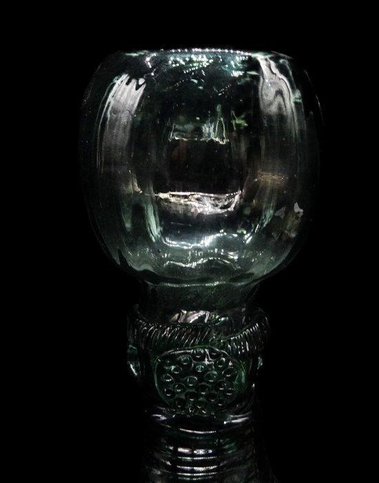 Bokaal - Rohmer / Roemer - bekertje met aangebrachte, Antiquités & Art, Antiquités | Verre & Cristal
