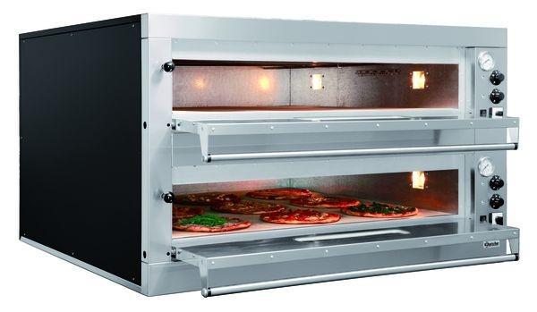 Pizzaoven | ET 205-2BK | 2x9 Ø33cm | 2 Kamers | Bodem van, Zakelijke goederen, Horeca | Keukenapparatuur, Nieuw in verpakking