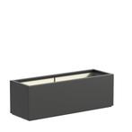 Polyester plantenbak 120x40x40cm - Met bodem, Tuin en Terras, Kunststof, 100 cm of meer, Nieuw, Rechthoekig