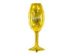 Helium Ballon Champagne Glas Leeg 80cm, Verzenden, Nieuw