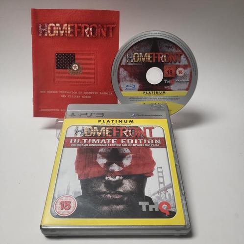 Homefront Ultimate Platinum Edition Playstation 3, Games en Spelcomputers, Games | Sony PlayStation 3, Zo goed als nieuw, Ophalen of Verzenden