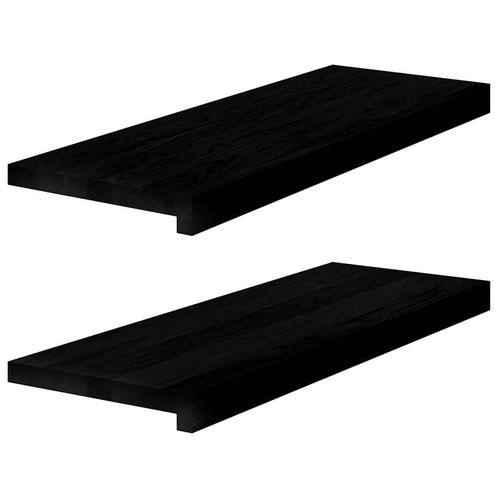 vidaXL Vensterbanken 2 st 70x25x2 cm massief eikenhout, Doe-het-zelf en Bouw, Raamkozijnen en Schuifdeuren, Nieuw, Verzenden